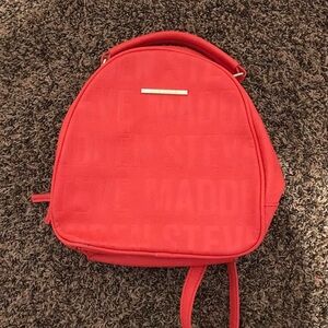 Steve Madden Red Backpack